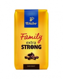 Kávé, pörkölt, szemes, 1000 g, TCHIBO "Family Extra Strong"