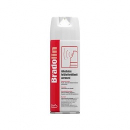Felület fertőtlenítő aerosol, alkoholos, 0,5 l, BRADOLIN