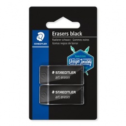 Radír, STAEDTLER "Rasoplast 526 B-9", fekete