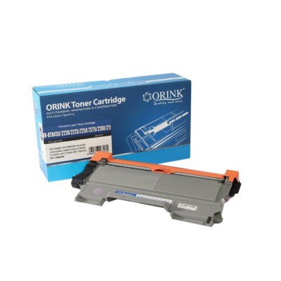Lézertoner kompatibilis Brother TN450/TN2220/TN2280 fekete ORINK